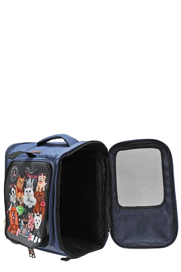 NICOLE LEE USA EXPANDABLE PET CARRIER BACKPACK