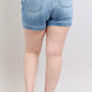 JUDY BLUE PLUS SIZE HIGH RISE DENIM SHORTS