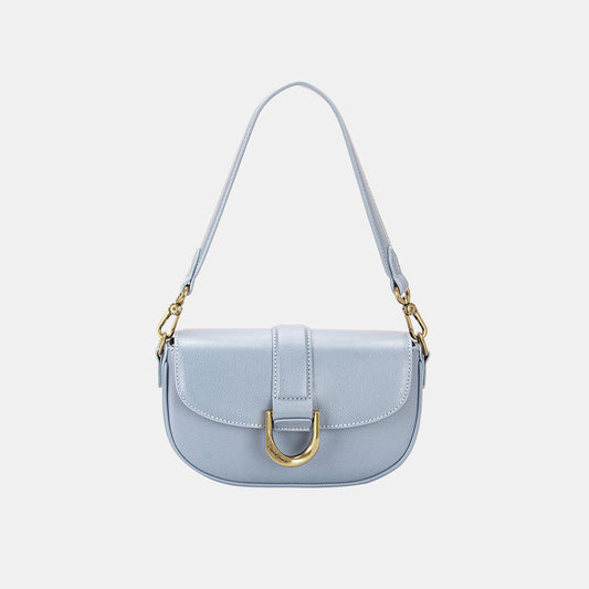 DAVID JONES PU LEATHER SHOULDER BAG