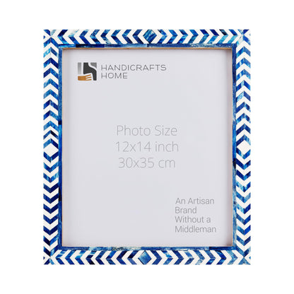 TAJ BONE INLAY POSTER PICTURE FRAME  BLUE - AVAILABLE IN 4 SIZES