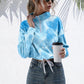 IVY LANE TIE-DYE QUARTER ZIP DROPPED SHOULDER SWEATSHIRT