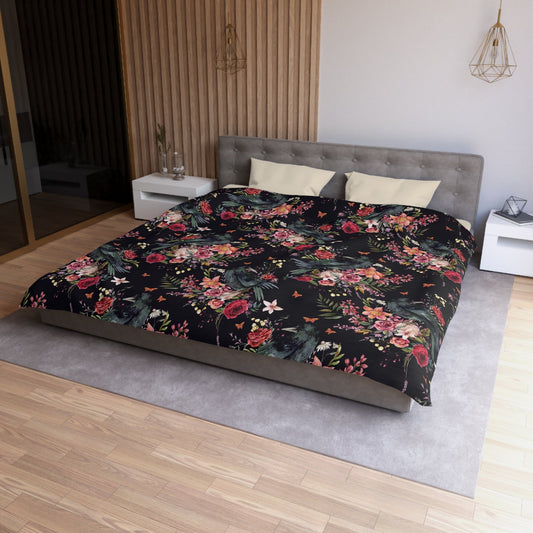 THE RAVEN OF THE WOOD MICROFIBER DUVET COVER