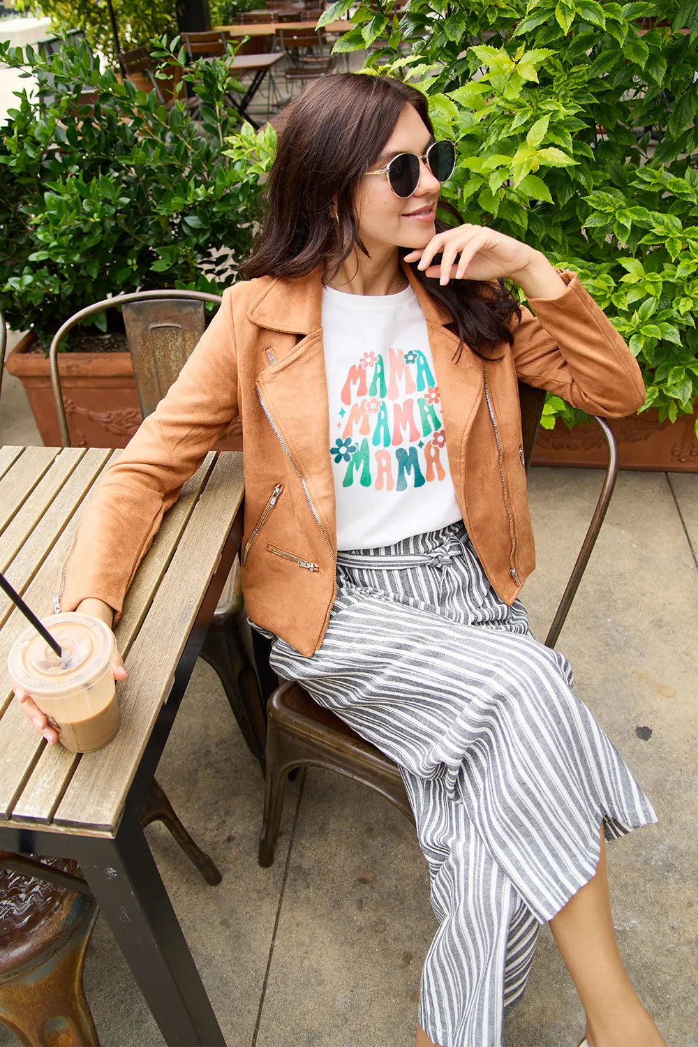 SIMPLY LOVE FULL SIZE MAMA ROUND NECK T-SHIRT