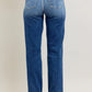 JUDY BLUE FULL SIZE HIGH WAIST 90'S STRAIGHT LEG JEANS PLUS SIZE