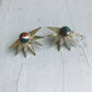 SUN GODDESS EARRINGS WITH COPPER OYSTER TURQUOISE