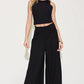 BASIC BAE FULL SIZE RIBBED TANK AND WIDE LEG PANTS SET