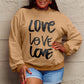 SIMPLY LOVE FULL SIZE LOVE ROUND NECK SWEATSHIRT