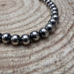 8mm Sterling Pearl Necklace - 16 inch