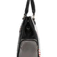 NICOLE LEE USA ECO-LEATHER HANDBAG WITH SIDE POCKETS