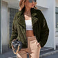 IVY LANE PLUSH OPEN FRONT DROPPED SHOULDER JACKET