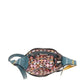NICOLE LEE USA ECO-LEATHER SADDLE BAG