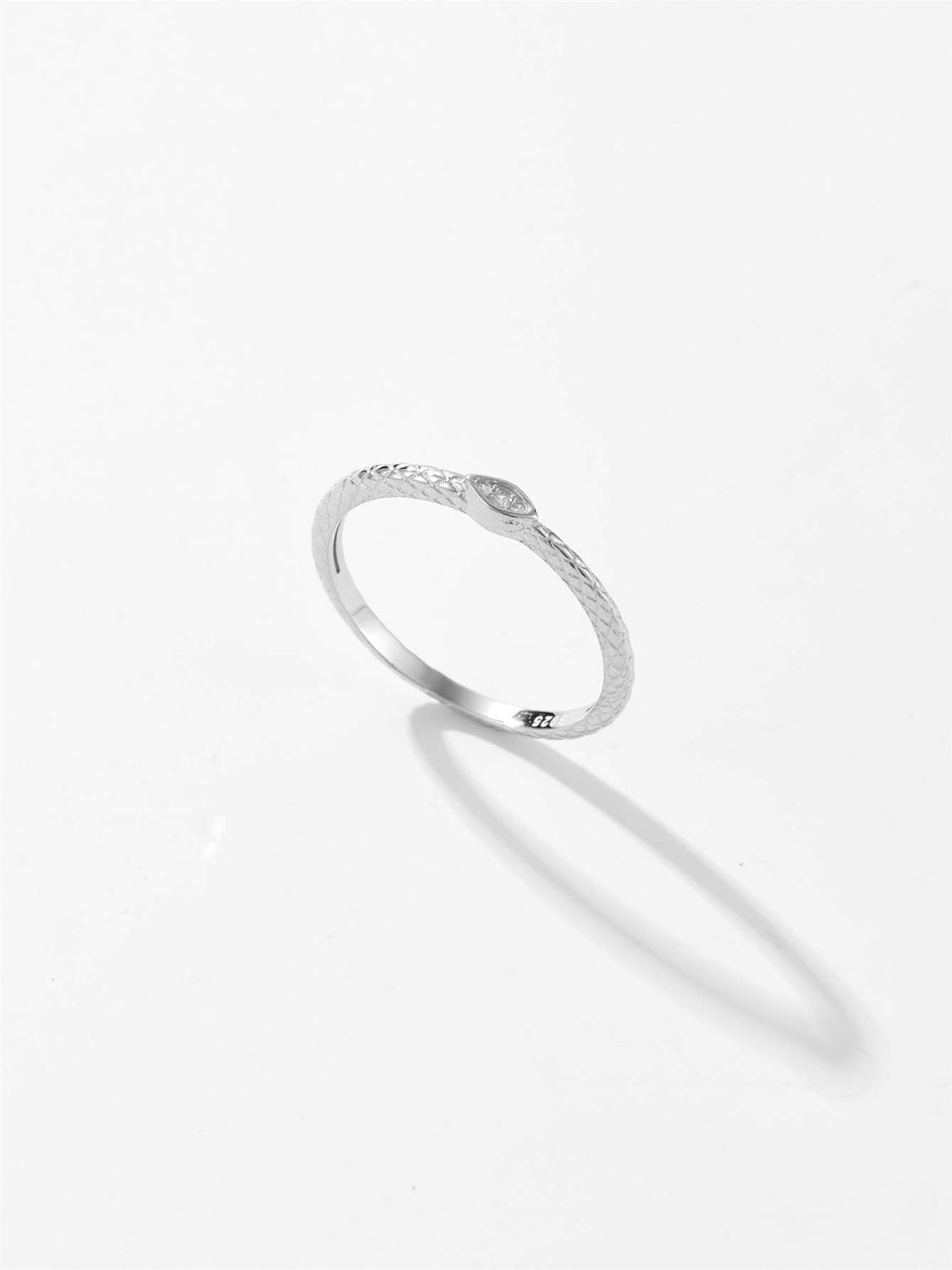 925 STERLING SILVER INLAID ZIRCON RING-Thriftique Marketplace