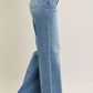 JUDY BLUE FULL SIZE V - FRONT BAGGY JEANS PLUS SIZE