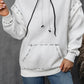 IVY LANE DRAWSTRING KANGAROO POCKET DROPPED SHOULDER HOODIE