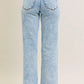 JUDY BLUE FULL SIZE HIGH WAIST STONE WASH STRAIGHT JEANS PLUS SIZE