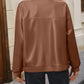 IVY LANE ZIP UP BASEBALL COLLAR DROPPED SHOULDER JACKET