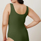 BASIC BAE FULL SIZE SQUARE NECK SLEEVELESS BODYSUIT