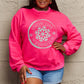 SIMPLY LOVE FULL SIZE SNOW DAY SUPPORTER ROUND NECK SWEATSHIRT