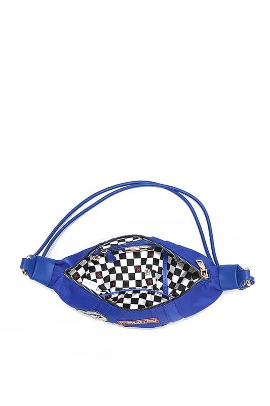 NICOLE LEE USA COLOR PATCH CROISSANT BAG