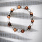 STRETCHY UNISEX MEN'S SANDALWOOD & PEARL BRACELET - KAHOLO