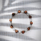 STRETCHY UNISEX MEN'S SANDALWOOD & PEARL BRACELET - KAHOLO