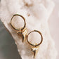 STATEMENT SHARK TOOTH HOOP EARRINGS - MANO