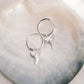 STATEMENT SHARK TOOTH HOOP EARRINGS - MANO