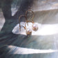 TINY WHITE FRESHWATER PEARL DROP EARRINGS - GOLD IPO