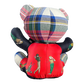TEE TIME VINTAGE SILK SCARF PATCHWORK TEDDY BEAR