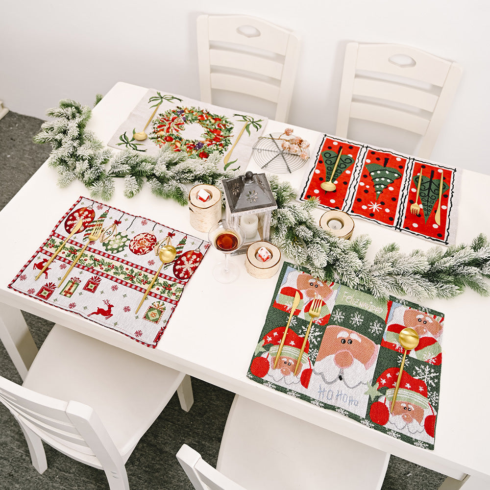 ASSORTED 2-PIECE CHRISTMAS PLACEMATS-Thriftique Marketplace