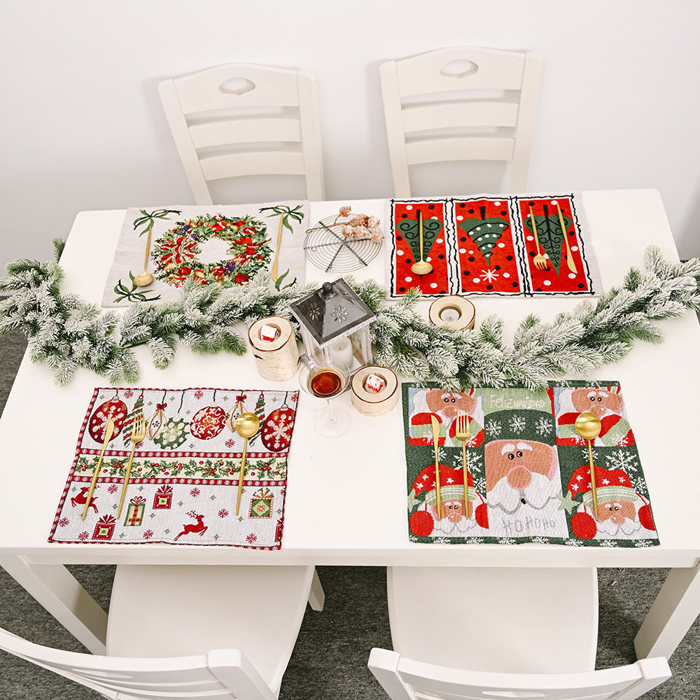 ASSORTED 2-PIECE CHRISTMAS PLACEMATS-Thriftique Marketplace