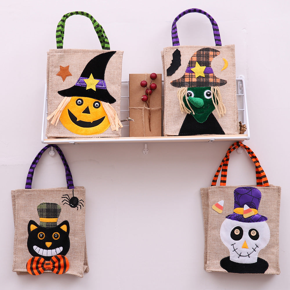 ASSORTED 2-PIECE HALLOWEEN ELEMENT HANDBAGS-Thriftique Marketplace