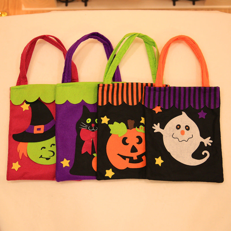 ASSORTED 2-PIECE HALLOWEEN ELEMENT HANDBAGS-Thriftique Marketplace