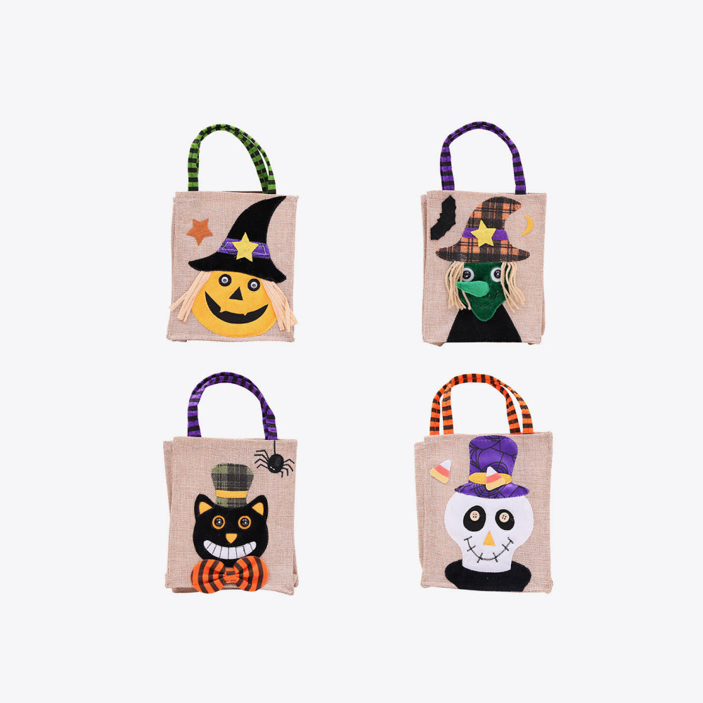 ASSORTED 2-PIECE HALLOWEEN ELEMENT HANDBAGS-Thriftique Marketplace