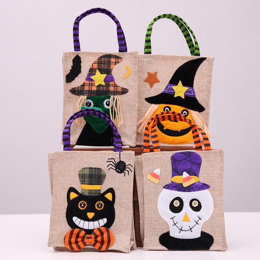 ASSORTED 2-PIECE HALLOWEEN ELEMENT HANDBAGS-Thriftique Marketplace