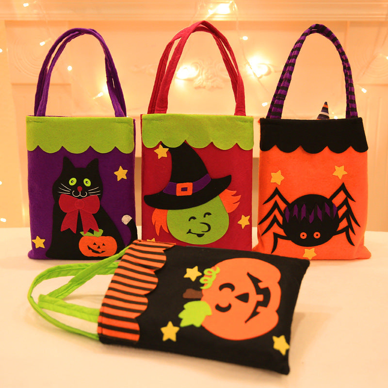 ASSORTED 2-PIECE HALLOWEEN ELEMENT HANDBAGS-Thriftique Marketplace