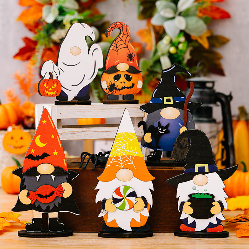 ASSORTED 2-PIECE HALLOWEEN ELEMENT ORNAMENTS-Thriftique Marketplace