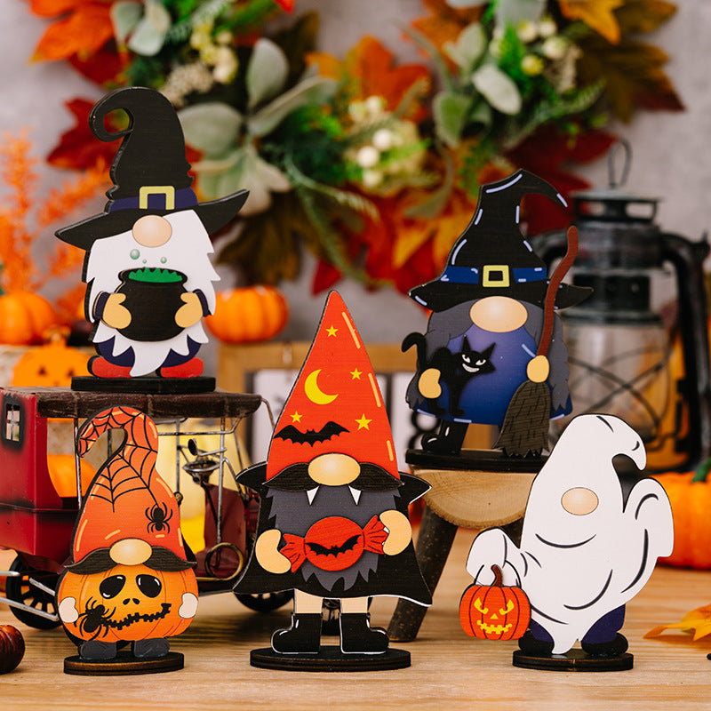 ASSORTED 2-PIECE HALLOWEEN ELEMENT ORNAMENTS-Thriftique Marketplace