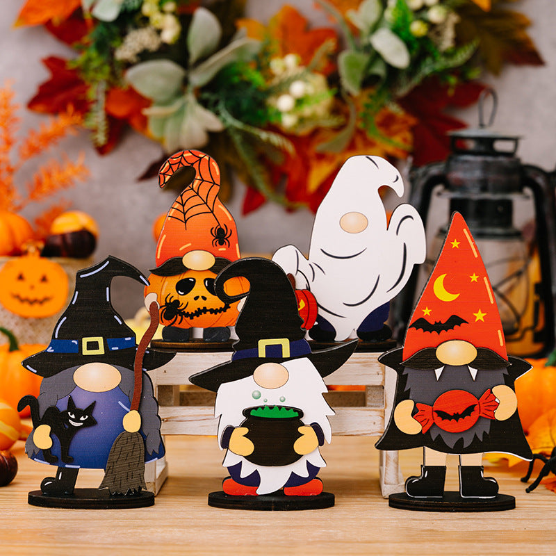 ASSORTED 2-PIECE HALLOWEEN ELEMENT ORNAMENTS-Thriftique Marketplace