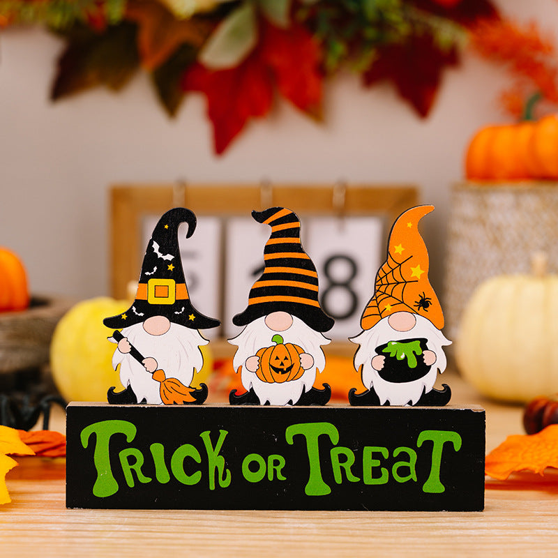 ASSORTED 2-PIECE HALLOWEEN ELEMENT ORNAMENTS-Thriftique Marketplace