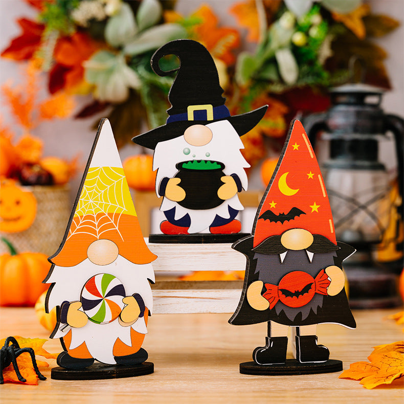 ASSORTED 2-PIECE HALLOWEEN ELEMENT ORNAMENTS-Thriftique Marketplace