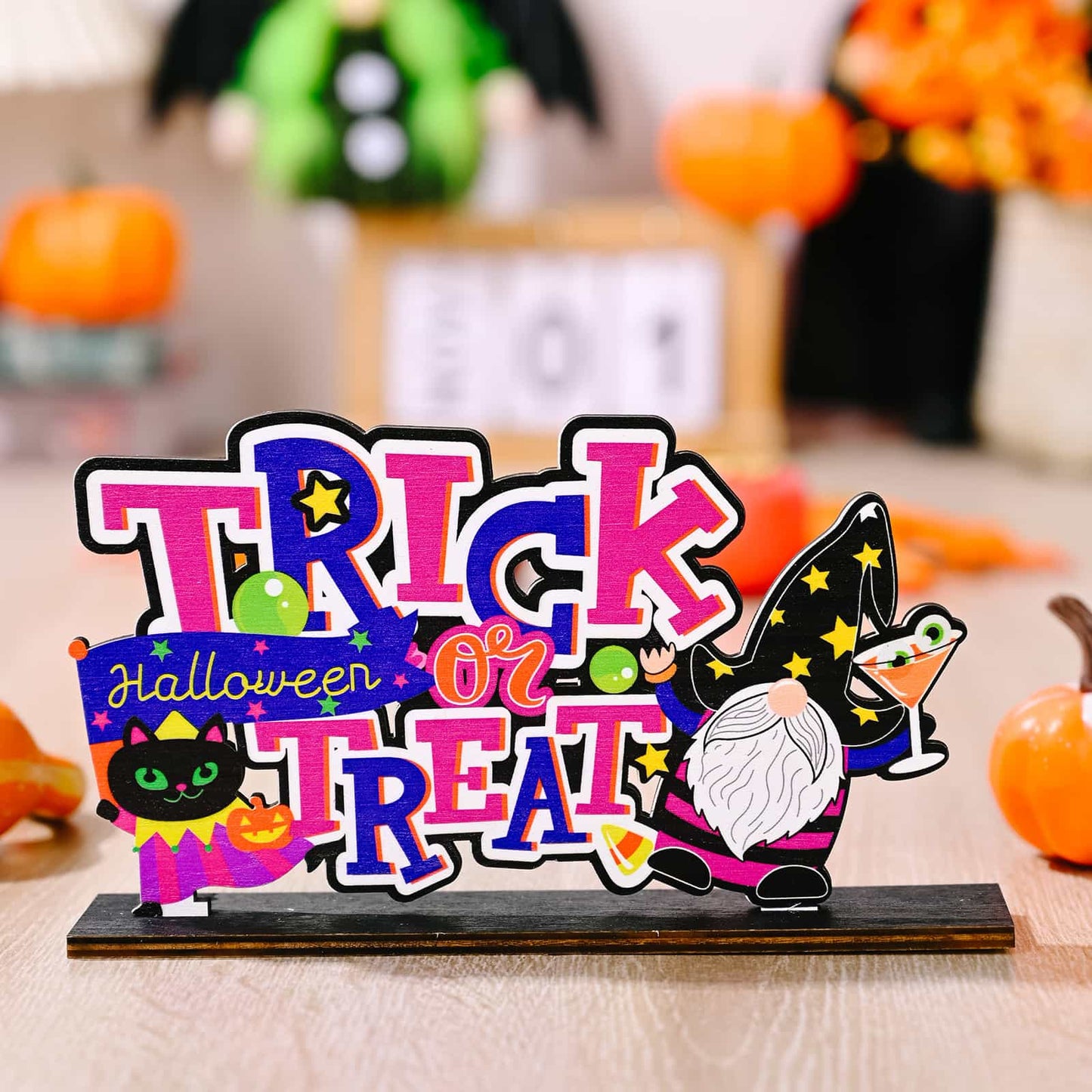 ASSORTED 2-PIECE HALLOWEEN ELEMENT ORNAMENTS-Thriftique Marketplace