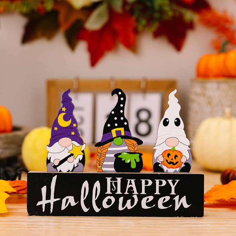 ASSORTED 2-PIECE HALLOWEEN ELEMENT ORNAMENTS-Thriftique Marketplace