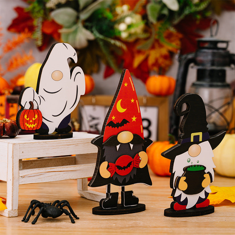 ASSORTED 2-PIECE HALLOWEEN ELEMENT ORNAMENTS-Thriftique Marketplace