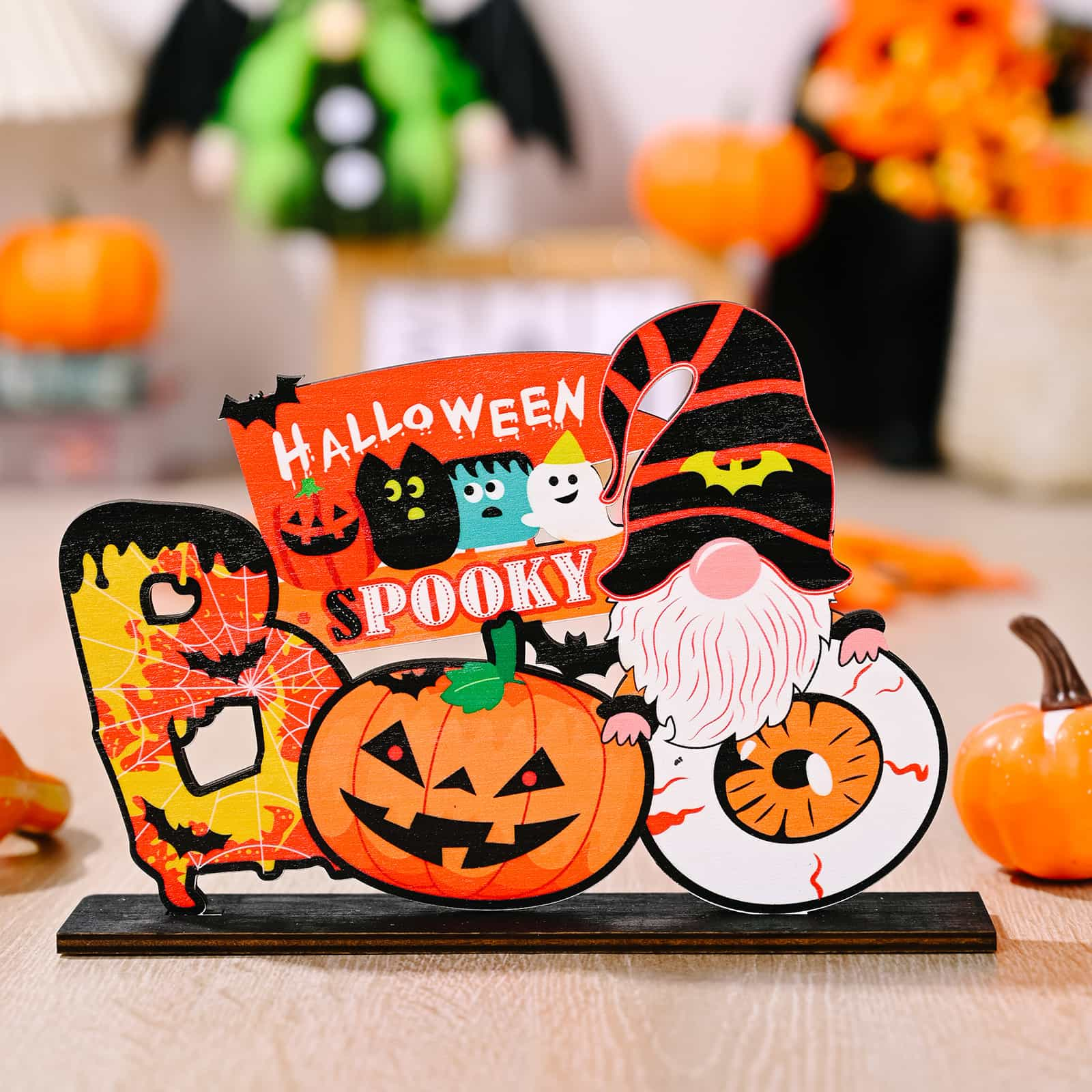 ASSORTED 2-PIECE HALLOWEEN ELEMENT ORNAMENTS-Thriftique Marketplace