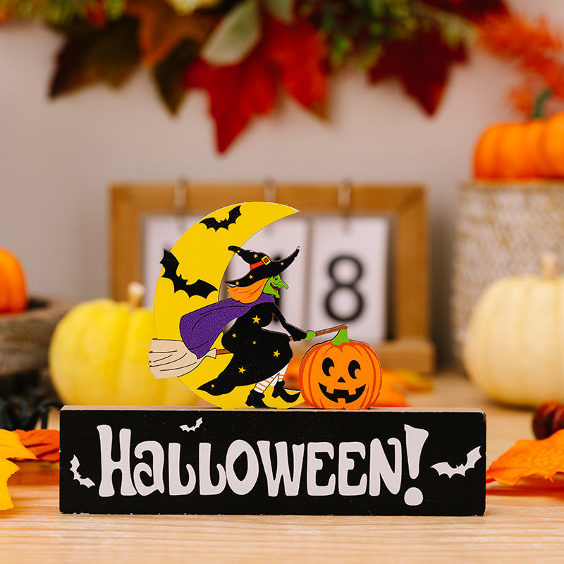 ASSORTED 2-PIECE HALLOWEEN ELEMENT ORNAMENTS-Thriftique Marketplace