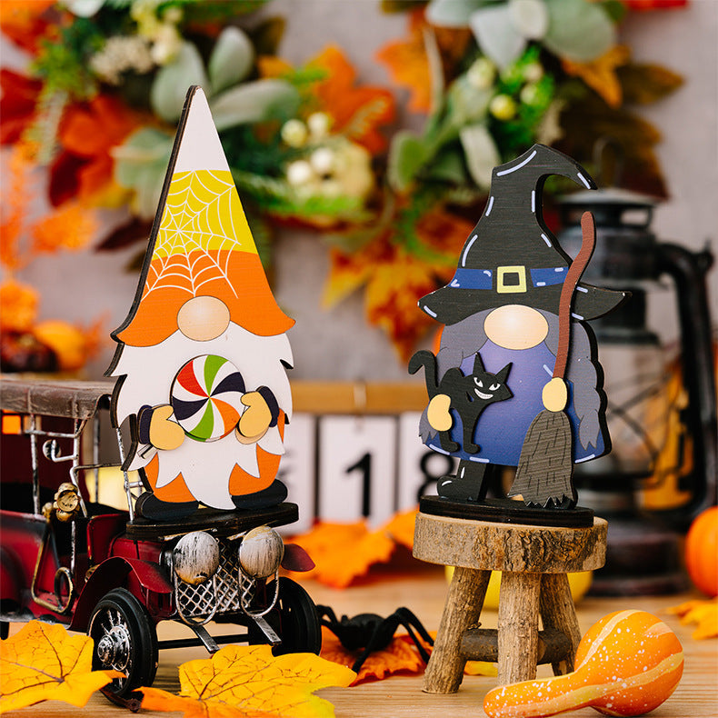 ASSORTED 2-PIECE HALLOWEEN ELEMENT ORNAMENTS-Thriftique Marketplace