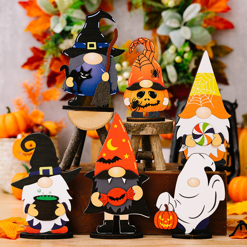 ASSORTED 2-PIECE HALLOWEEN ELEMENT ORNAMENTS-Thriftique Marketplace