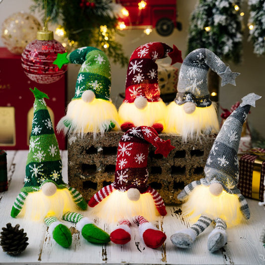 ASSORTED 2-PIECE LIGHT-UP FACELESS GNOMES-Thriftique Marketplace