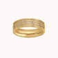 ALEXANDRA PAVÉ ROW RING